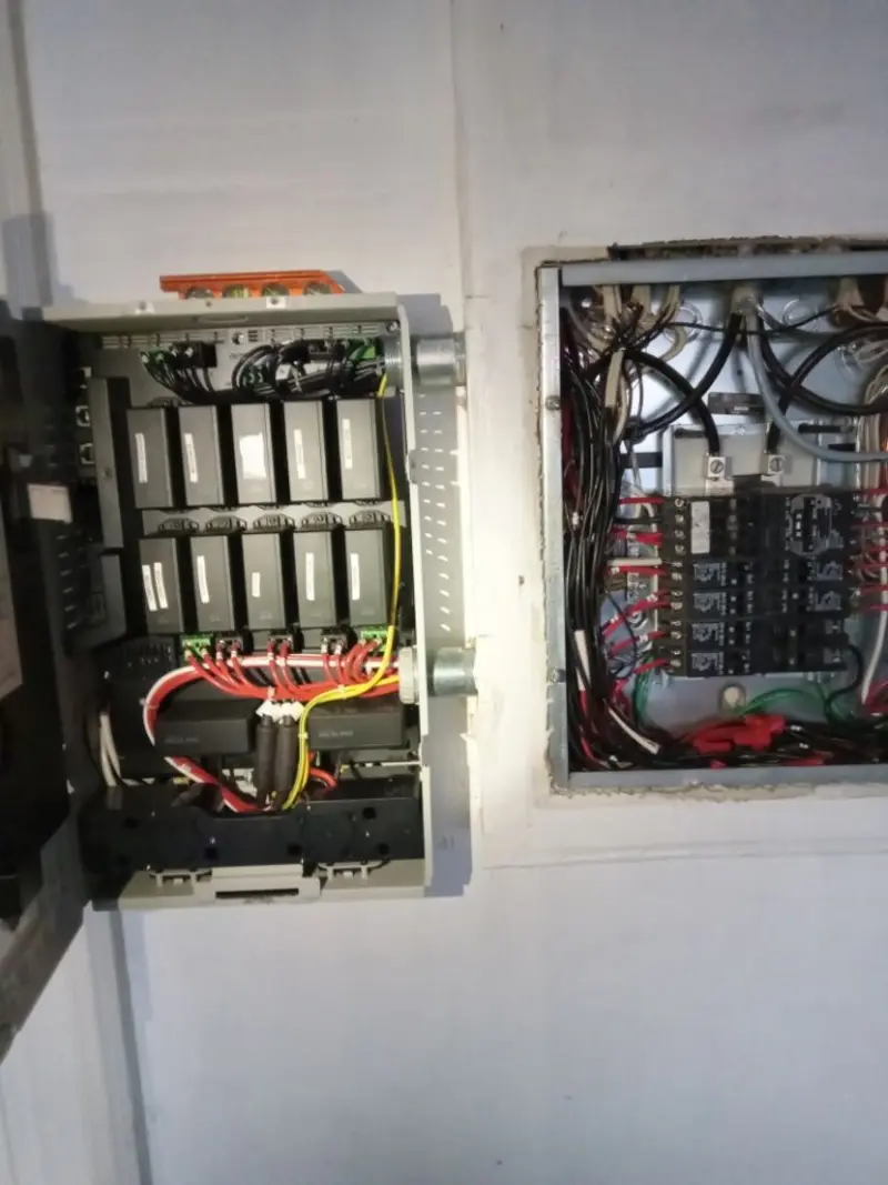 Electrical panel upgrade completed for Indoor Lighting Installation in Monroe